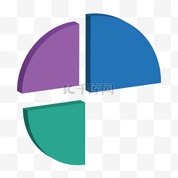 流程图圆图片_商务矢量饼状分析