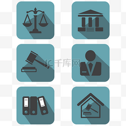 法律法规易拉宝图片_法律律师图标
