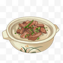 清炖羊肉图片_滋补瓦罐羊肉汤