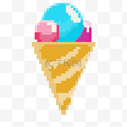 夏日像素冰淇淋