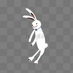 兔子免扣图图片_白色的兔子免扣图