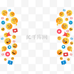 emoji唇印图片_emoji边框