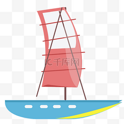 海上出游帆船