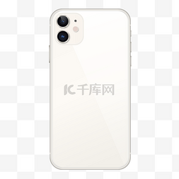 iphone模型样机图片_手机iPhone11背面白色