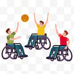 残疾运动员图片_残疾人打篮球活动残奥会