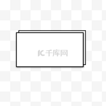 黑白图片素材简约黑白文本框