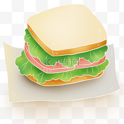 美式餐饮图片_西餐一个三明治