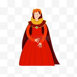 红色衣服的王后