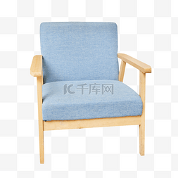 时尚小椅子图片_蓝色的椅子免抠图