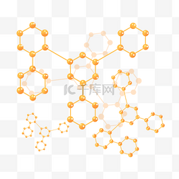 多边形图片_化学分子