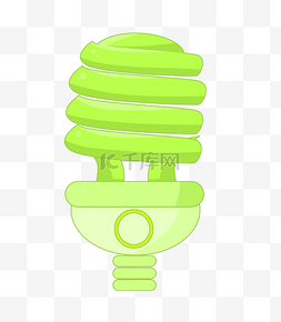 环保绿色灯泡