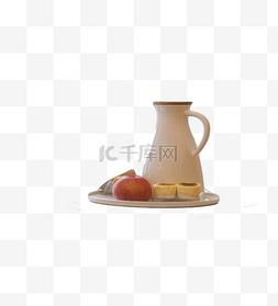 水果茶壶图片_果盘茶壶水果