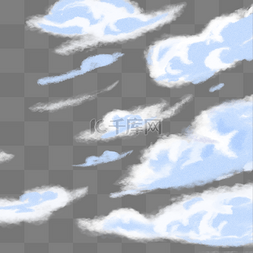 天上的图片_天上的白云免抠图