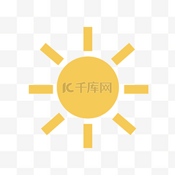 太阳晴朗图片_彩色天气晴朗图标