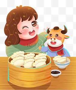 立冬冬天吃饺子