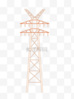 高压电线塔图片_金属高压电线塔