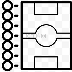 扁平化图标活动图片_黑色创意圆弧足球运动元素