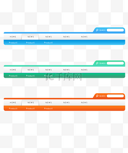 网站首页导航栏图片_网站导航栏