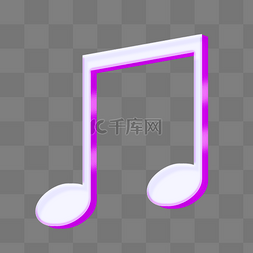 音乐图片_紫色音乐符号