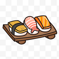 日本美食图片_日本寿司旅游矢量卡通