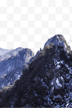 陡峭风景秀丽的山峰