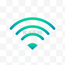 wifi图片_wifi网络信号渐变颜色标志