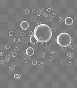 透明泡泡泡沫