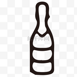 酒水图标图片_瓶子包装图标