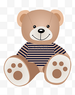 卡通實驗公仔图片_手绘泰迪熊玩具