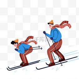 卡通滑雪道
