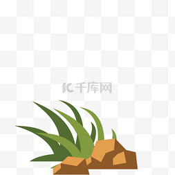 绿色的小草免抠图