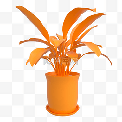 植物3d模型图片_C4D卡通3D植物模型