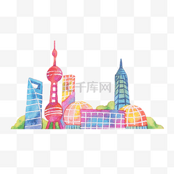 文明城市鸟图片_城市地标建筑上海