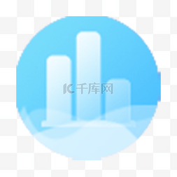 icon图标金融图片_蓝色数据信息图标