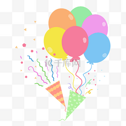 礼花气球生日
