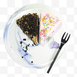 巧克力蛋糕实物图片_彩虹巧克力蛋糕