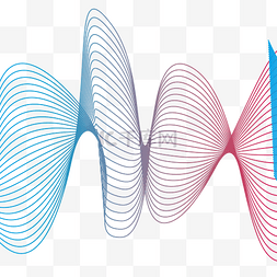 炫彩波浪图片_波浪线条底纹渐变