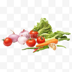 厨房蔬菜食材图片_生菜芥菜洋葱胡萝卜辣椒大蒜