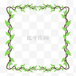 绿色树藤装饰