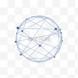 科技线条圆圈图片_蓝色科技感圆圈线条组合
