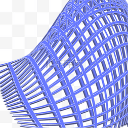 蓝色网格科技感图片_蓝色网格科技感抽象地面线条矢量