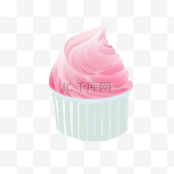 淇淋图片_夏日草莓冰淇淋素材