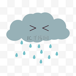 阴天的海图片_乌云下雨