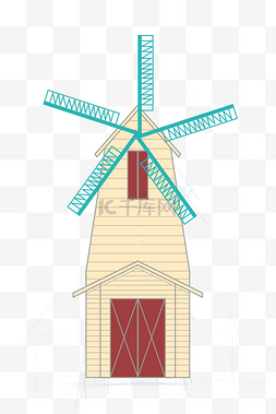   风车建筑物 