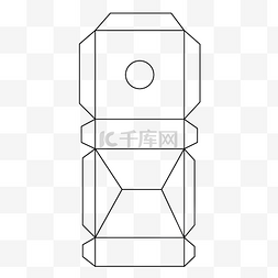 折叠床海报图片_包装展开图