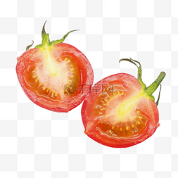 切开西红柿水果