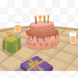 生日蛋糕礼品聚餐
