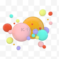 装饰球球图片_橙色系炫动装饰球