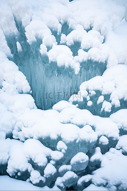 冰天雪地元素图片_冰天雪地自然观景