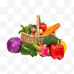 蔬菜蓝png图片_新鲜蔬菜水果
